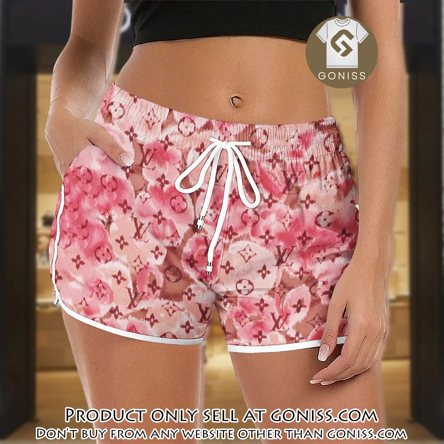 Limited edition lv women shorts lady beach shorts wms1018 gn1223953